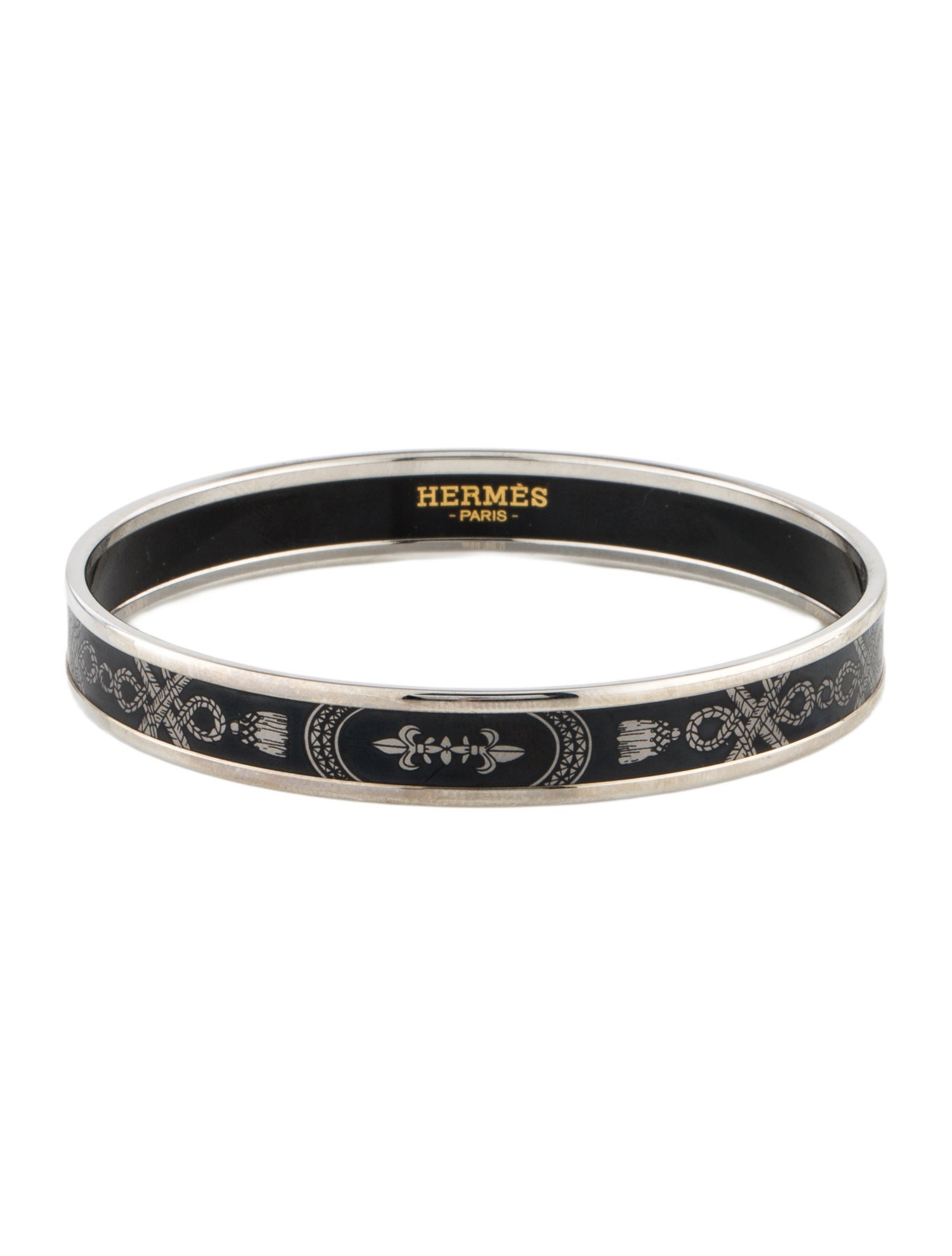 Hermès Narrow Enamel Bangle