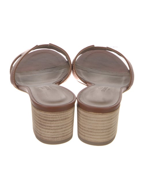 Hermès Oasis Leather Slides