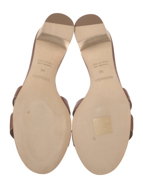 Hermès Oasis Leather Slides