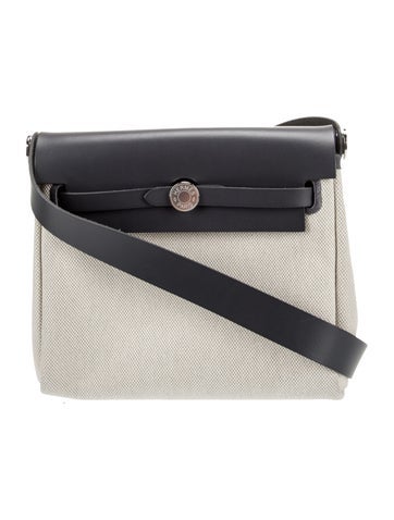 Hermès Crossbody Bags 2024 Toile Mini Herbag Zip 20