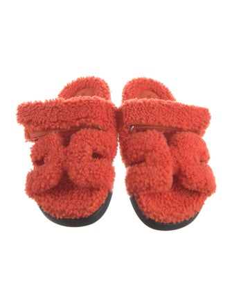 Hermès Shearling Chypre Fur Slides
