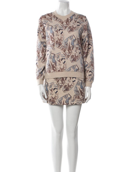 Hermès Printed Crew Neck Tunic