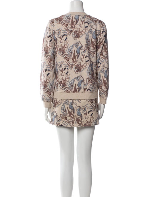 Hermès Printed Crew Neck Tunic