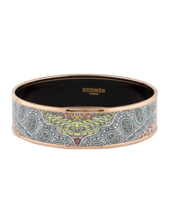 Hermès Wide Enamel Bangle