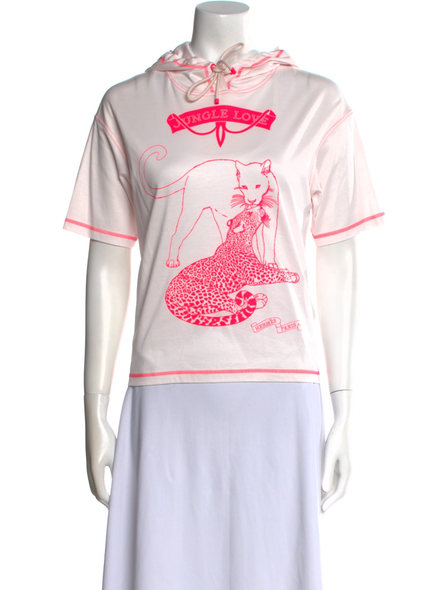 Hermès Graphic Print Crew Neck Sweatshirt w/ Tags