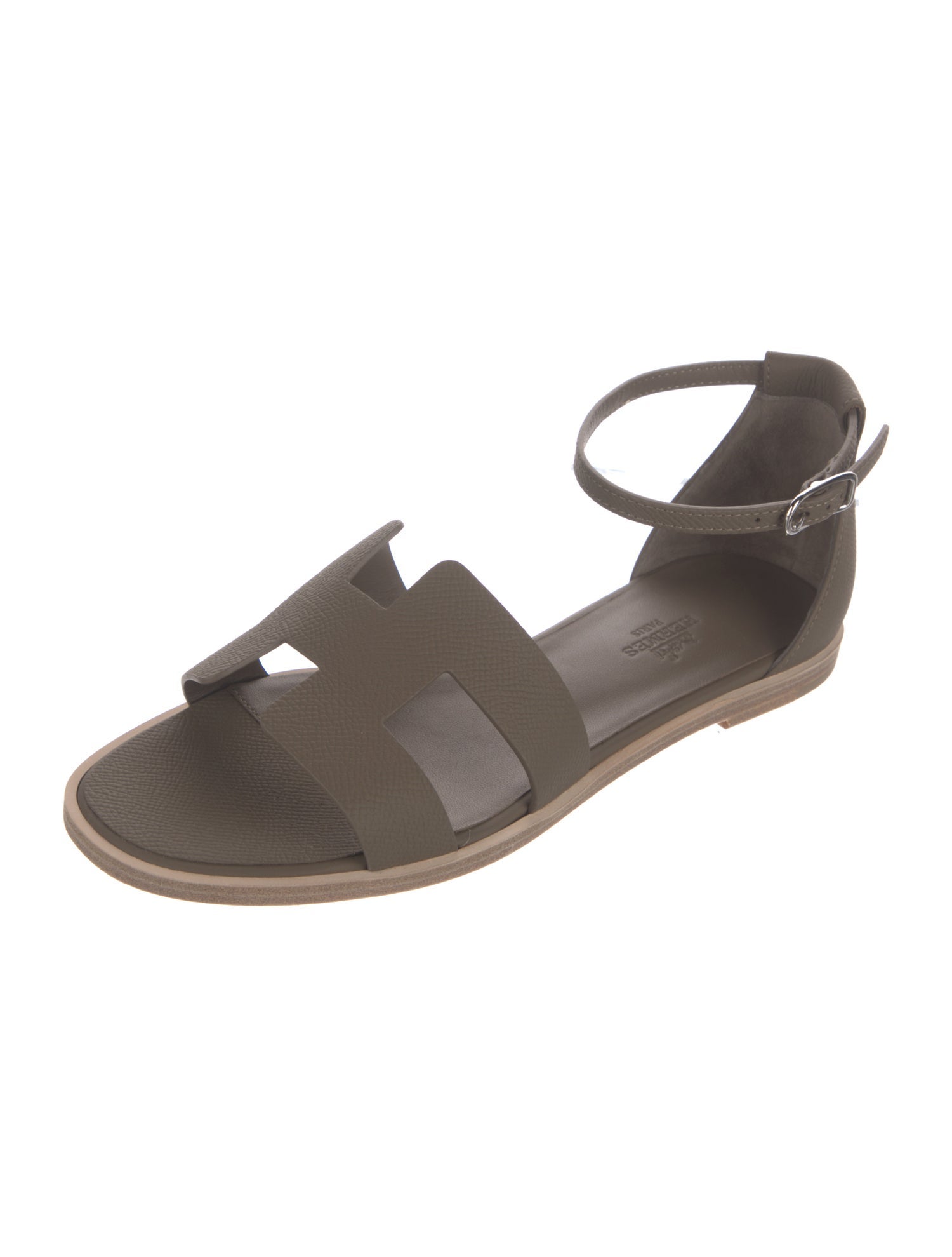 Hermès Santorini H Logo Gladiator Sandals