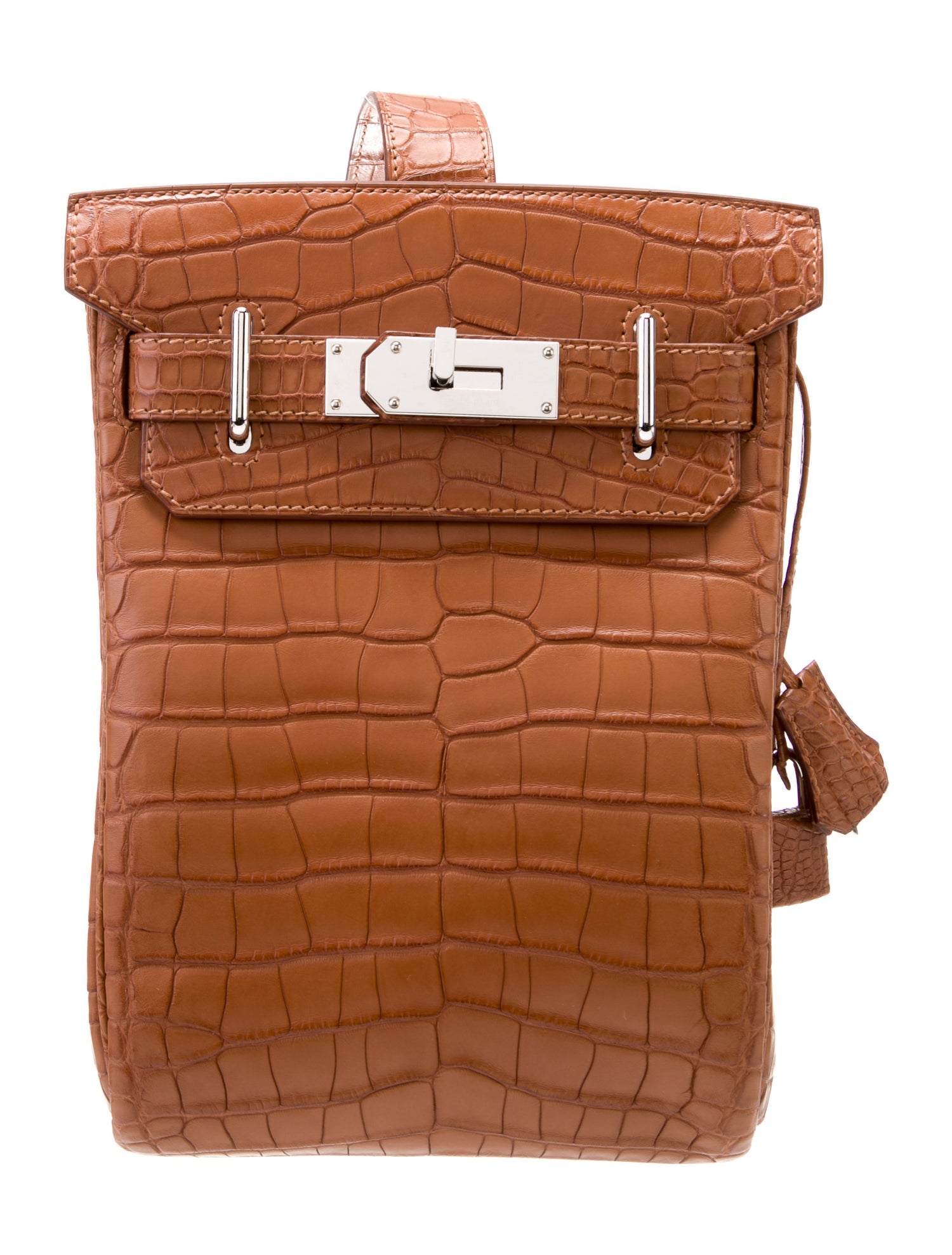 Hermès 2025 Matte Alligator HAC A Dos Backpack
