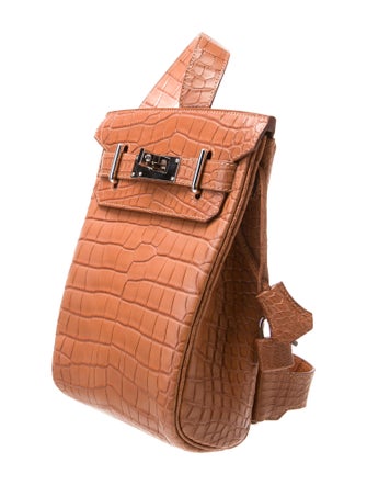 Hermès 2025 Matte Alligator HAC A Dos Backpack