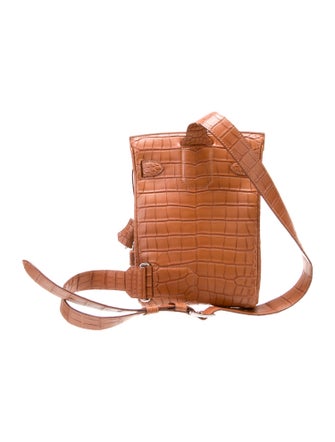 Hermès 2025 Matte Alligator HAC A Dos Backpack