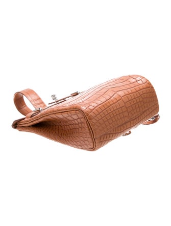 Hermès 2025 Matte Alligator HAC A Dos Backpack