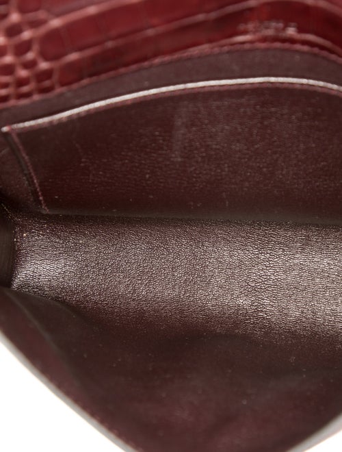 Hermès Matte Alligator Sac A Depeches 21