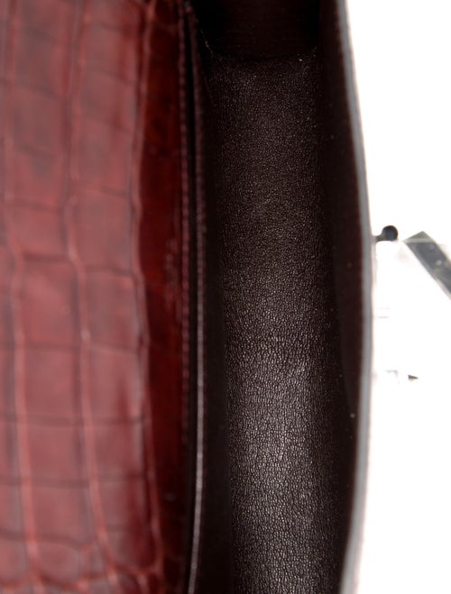 Hermès Matte Alligator Sac A Depeches 21