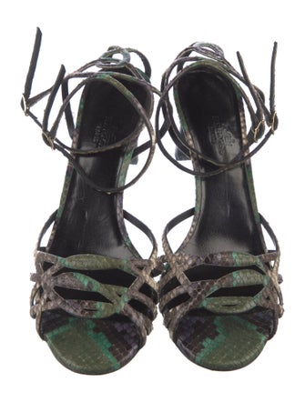 Hermès Python Sandals
