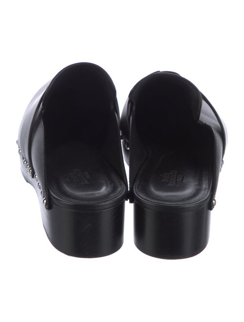Hermès Calya Leather Mules