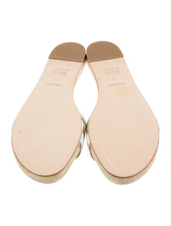 Hermès Famosa Leather Espadrilles