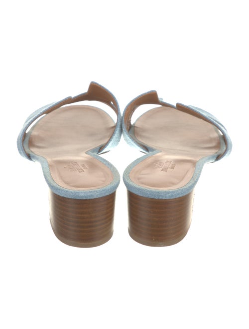 Hermès Oasis Denim Slides