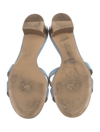 Hermès Oasis Denim Slides