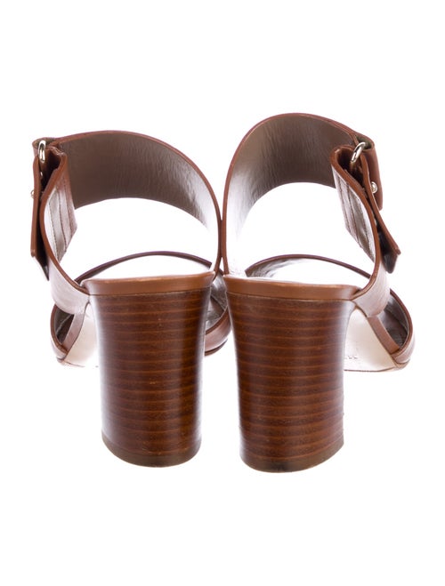 Hermès Bi Heel Leather Slides