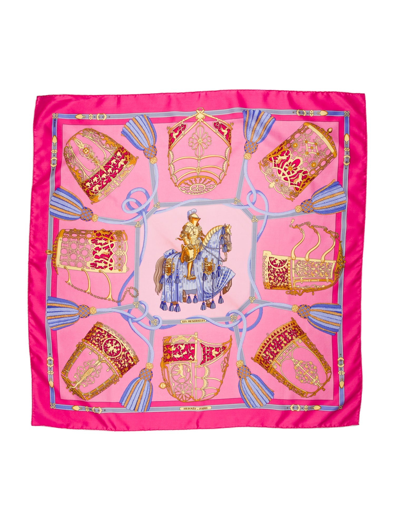 Hermès Les Muserolles Silk Scarf