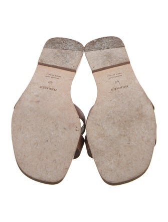 Hermès Oran Calfskin Slides