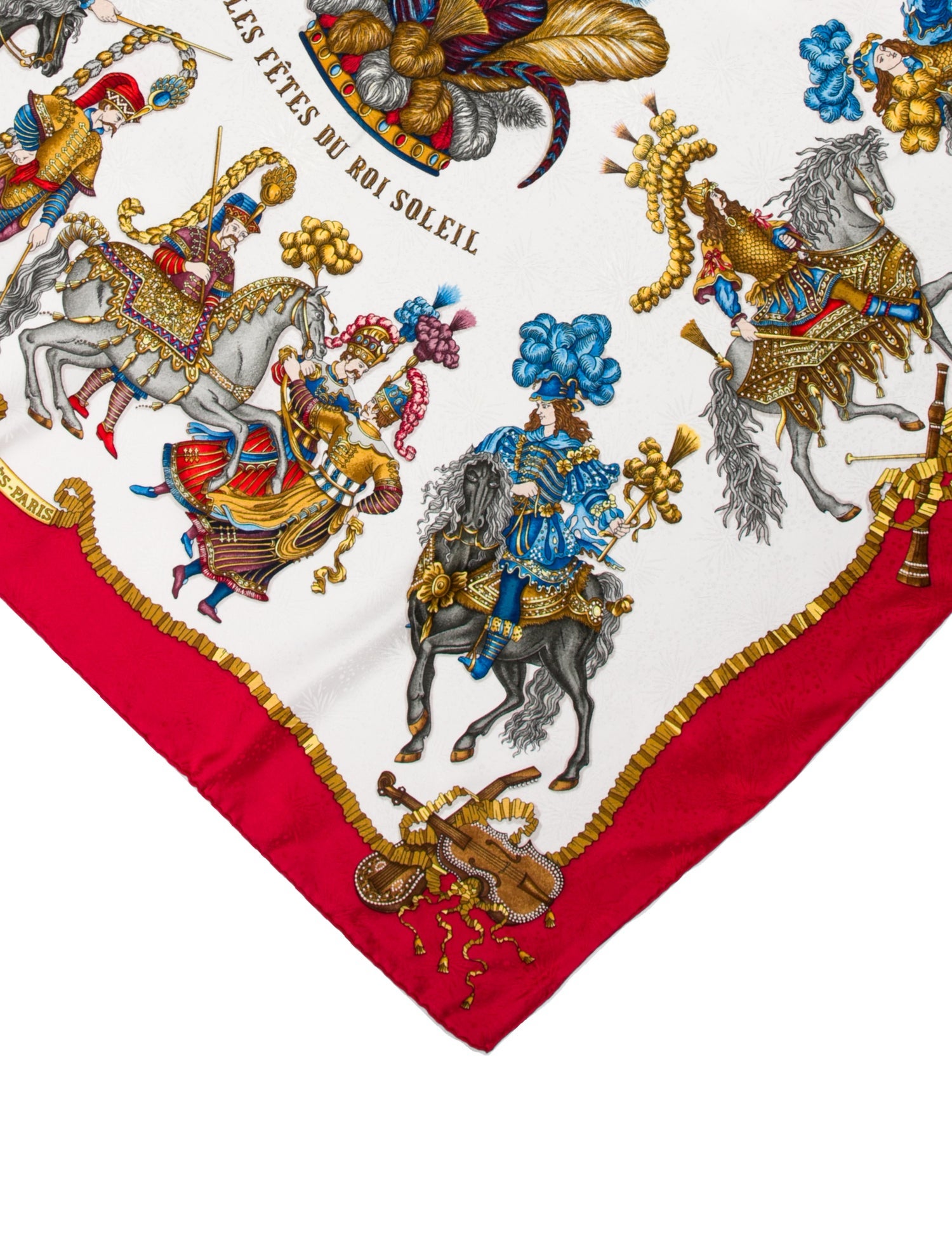 Hermès Les Fêtes Du Roi Soleil Silk Scarf