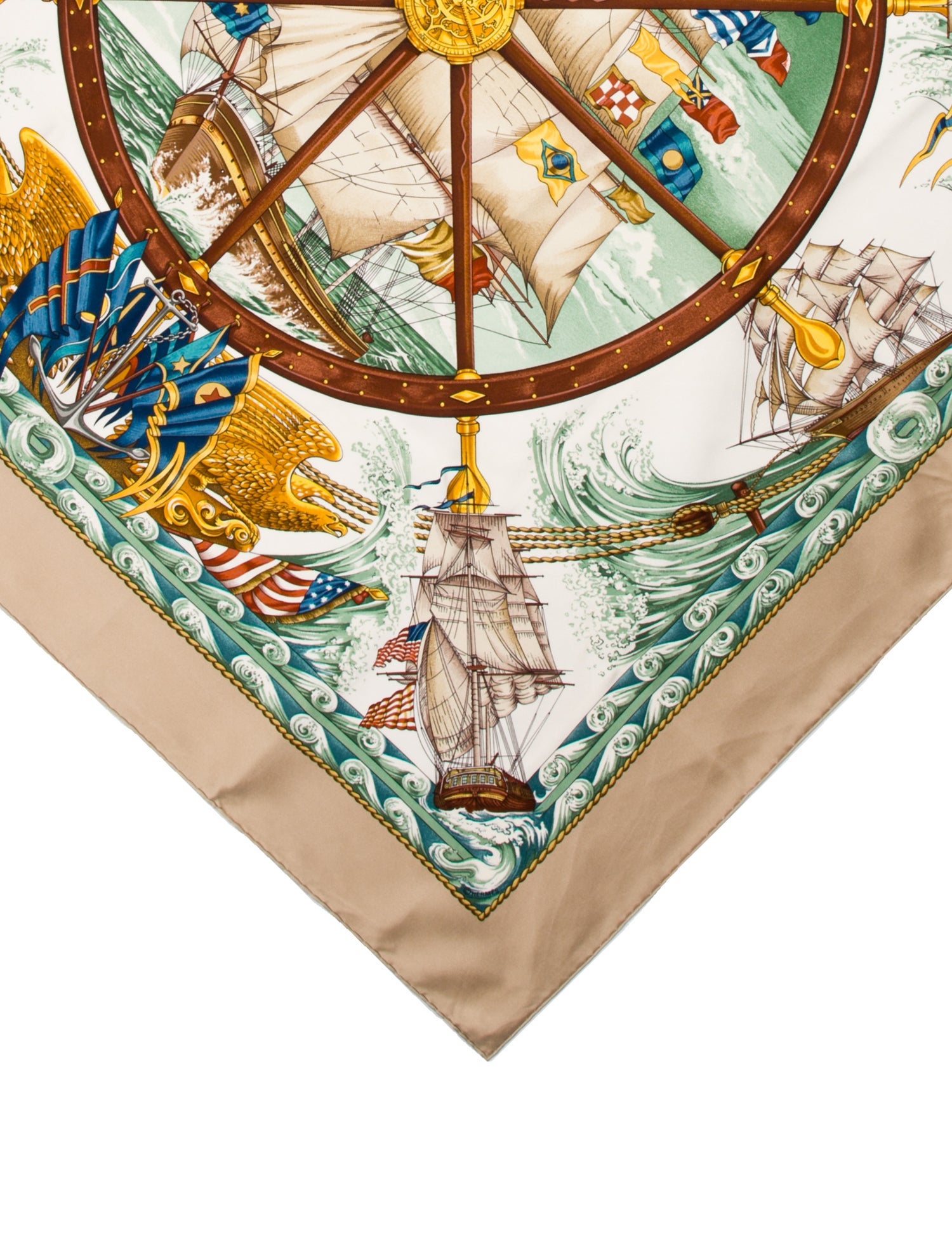 Hermès Vive Le Vent Silk Scarf