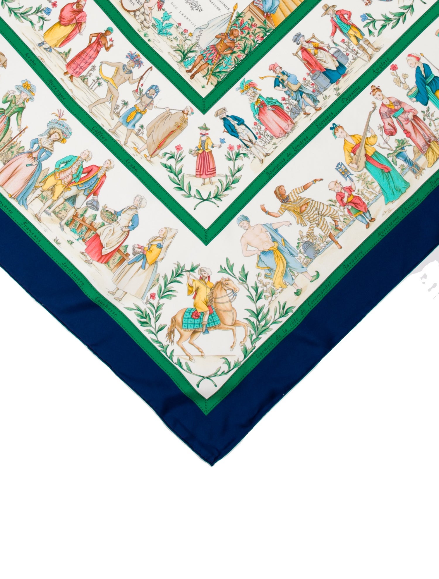 Hermès Costumes Civils Actuels Silk Scarf