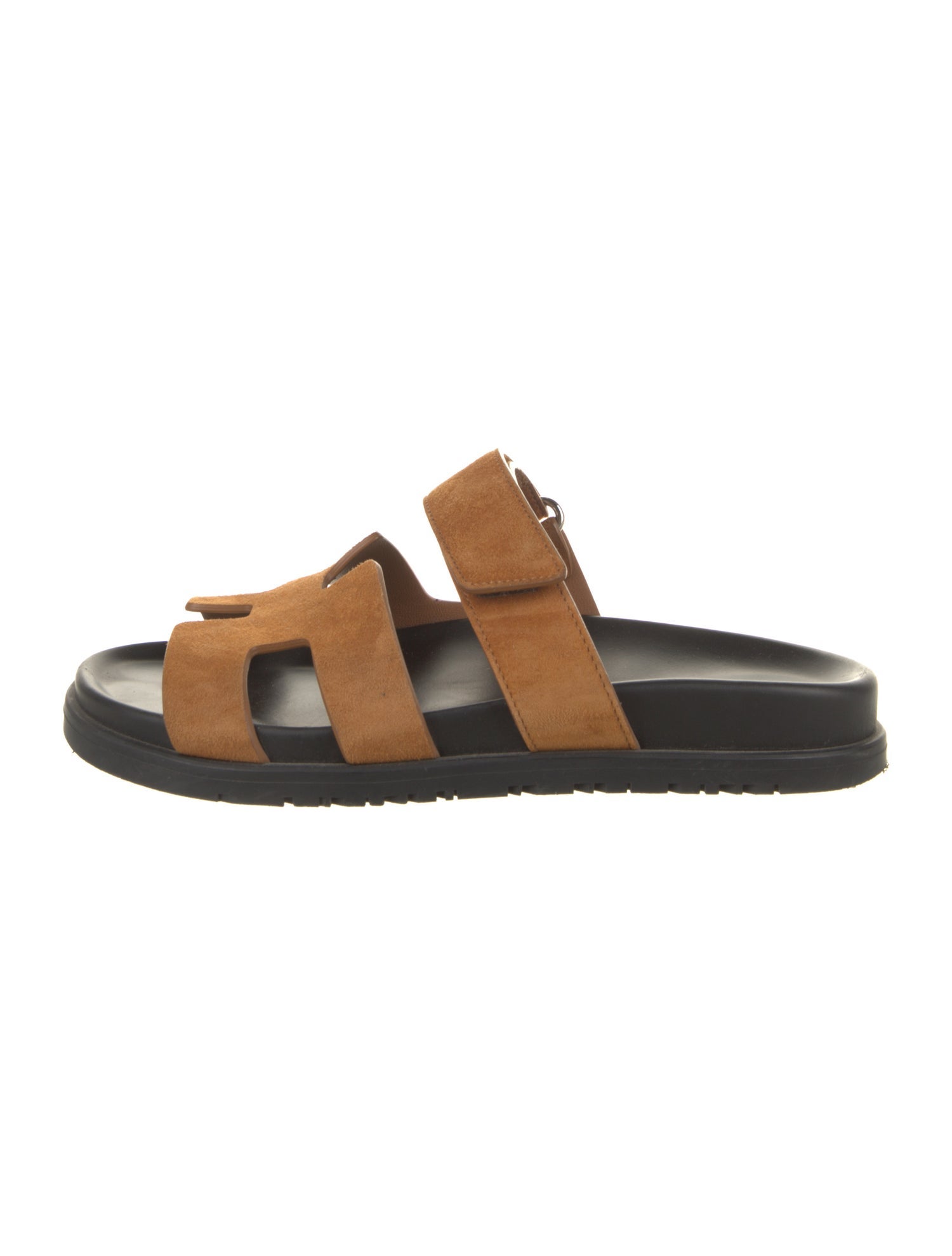 Hermès Chypre Suede Slides