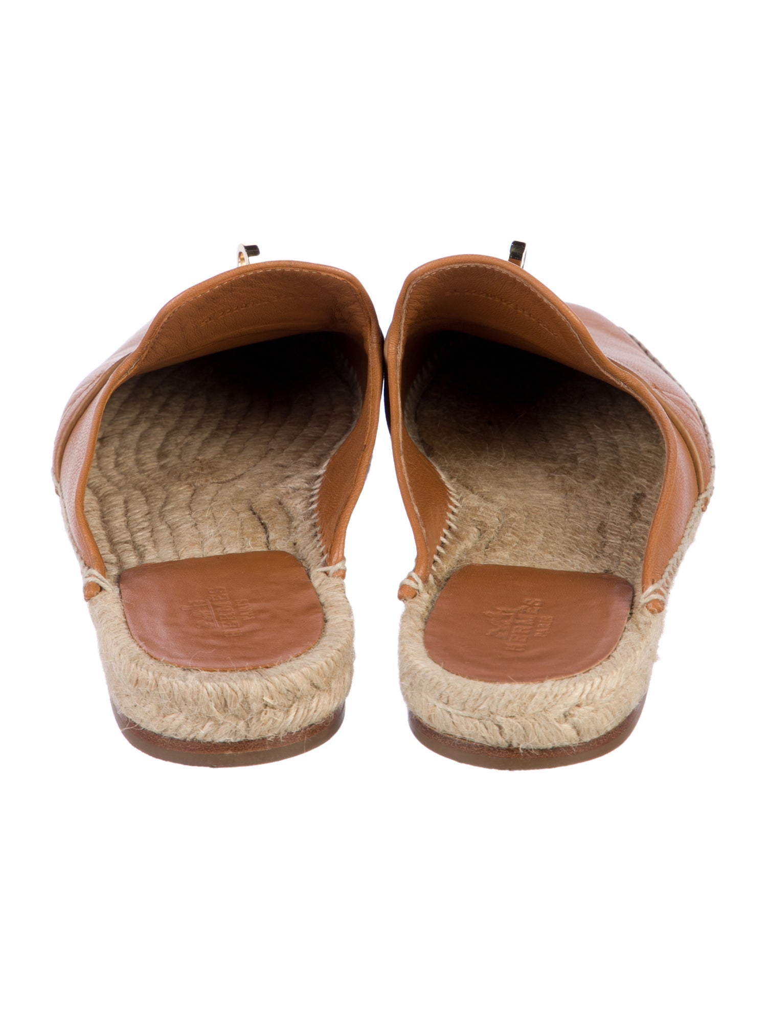 Hermès Feria Leather Mules