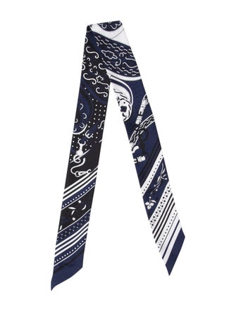 Hermès Festival des Amazones Silk Twilly Scarf