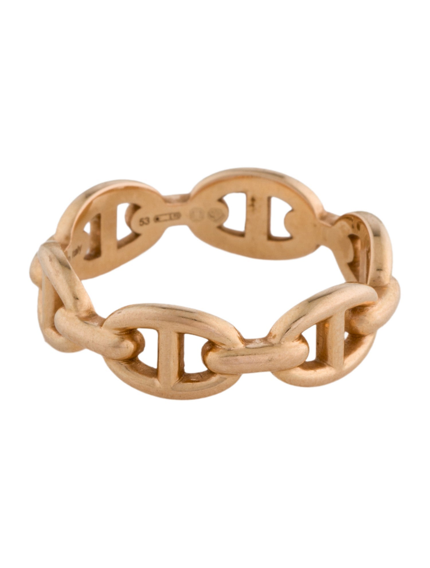 Hermès 18K Chaine d'ancre Enchainee Ring