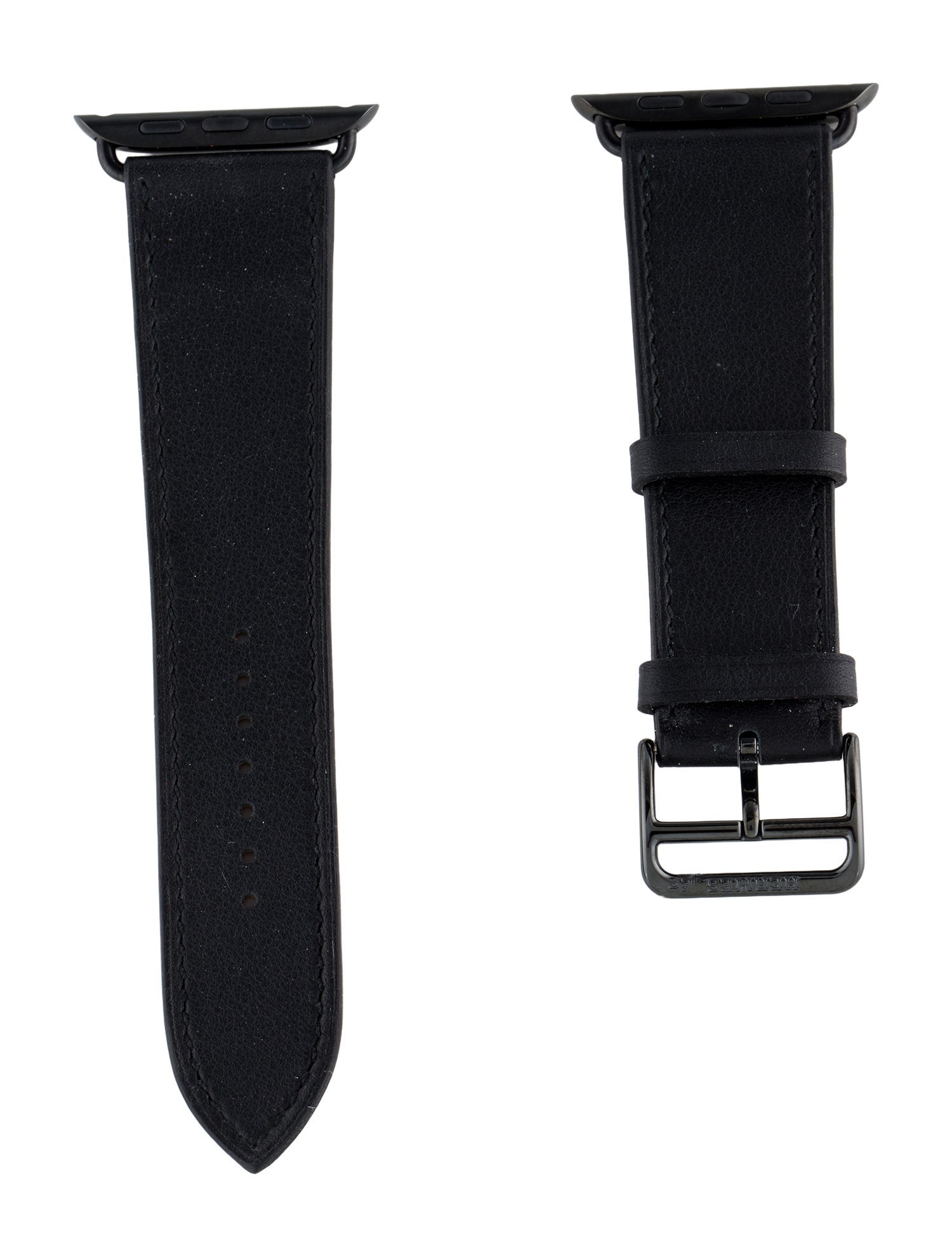 Hermès x Apple Single Tour Black Noir 42mm Watch Strap
