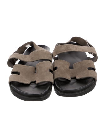 Hermès Genius Suede Sandals