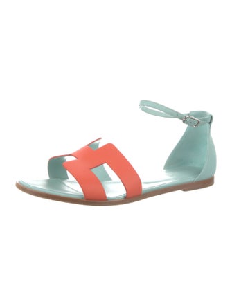 Hermès Santorini Leather Sandals