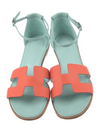 Hermès Santorini Leather Sandals