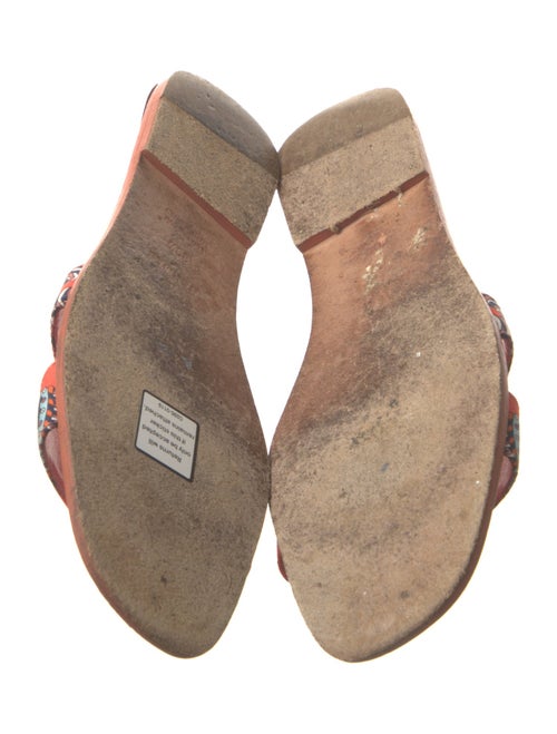 Hermès Sous L'Egide de Mars Oran Satin Slides