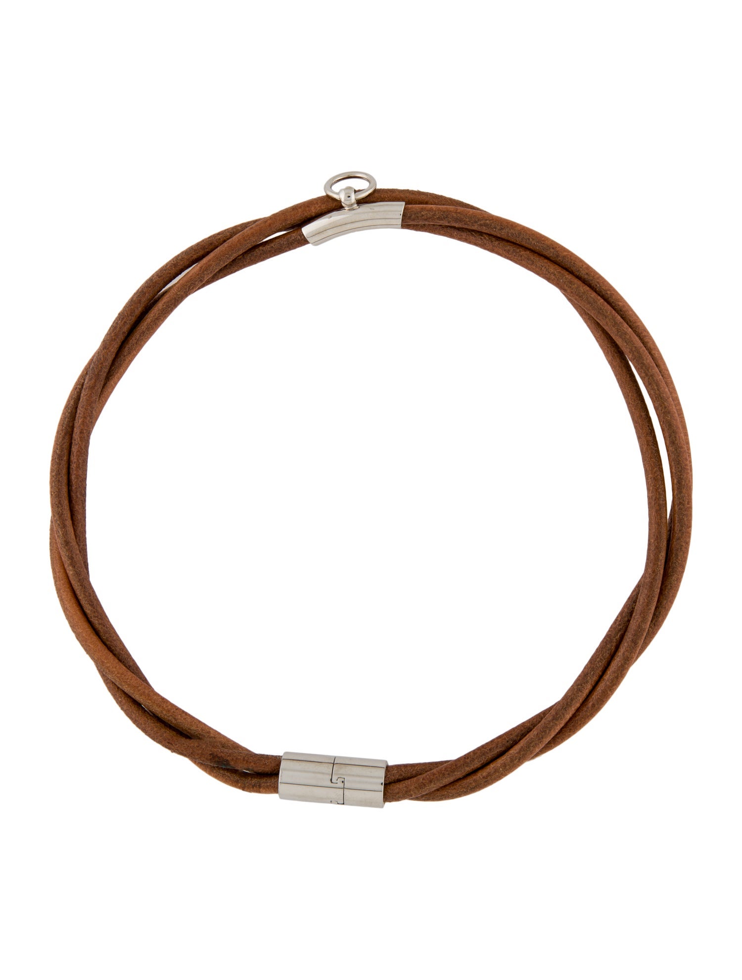 Hermès Leather Choker Necklace