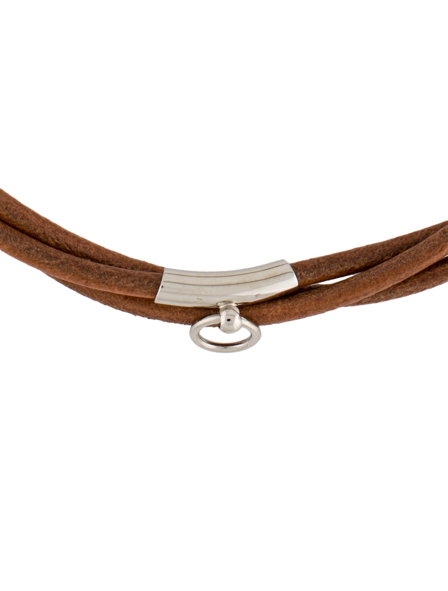Hermès Leather Choker Necklace