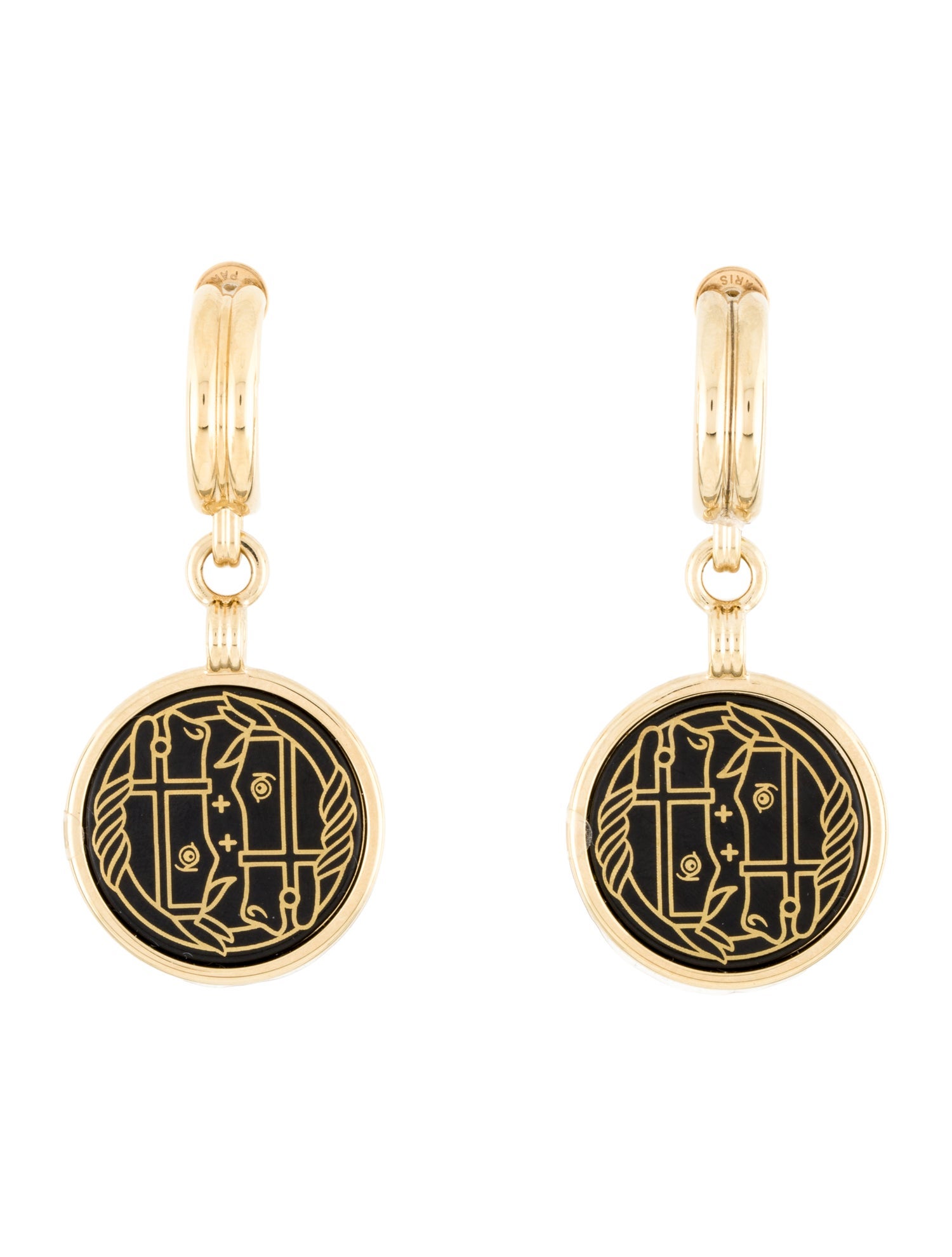 Hermès Quadrige Drop Earrings