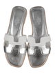 Hermès Oran Leather Slides