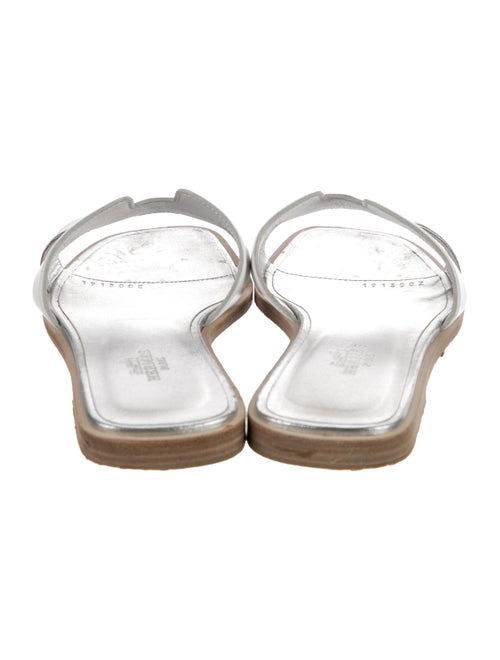 Hermès Oran Leather Slides