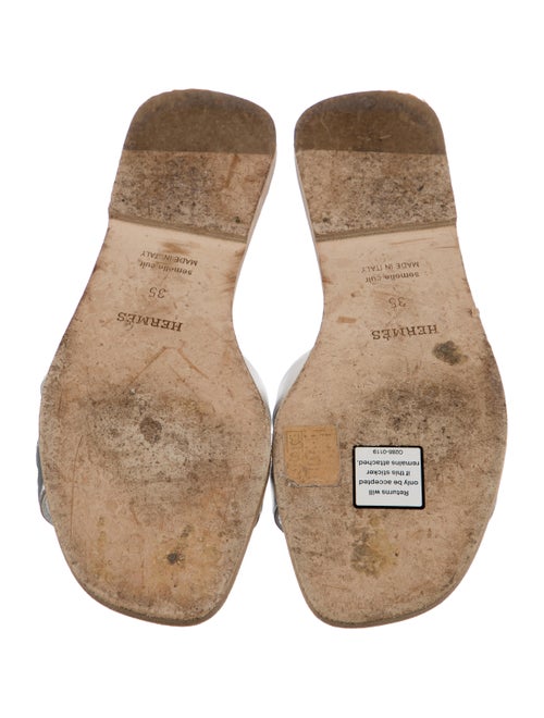 Hermès Oran Leather Slides