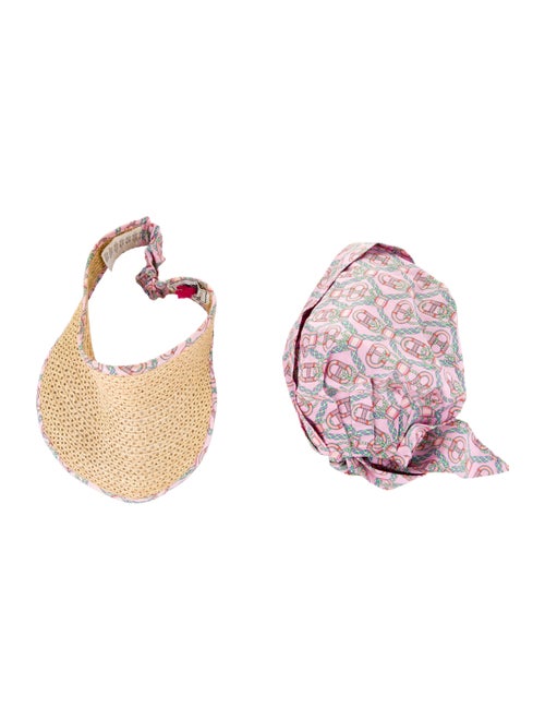 Hermès Raffia Canoe H Gemini Cap