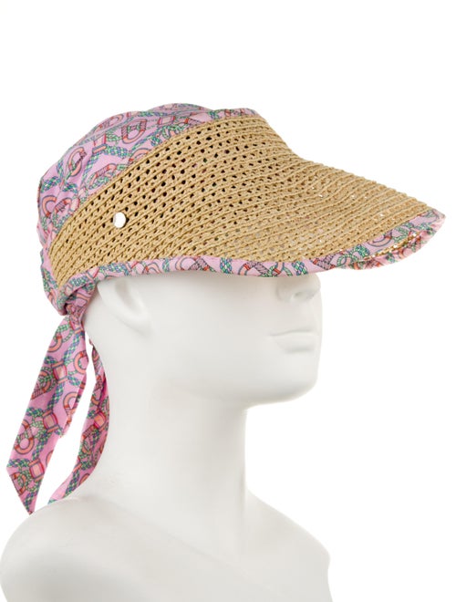 Hermès Raffia Canoe H Gemini Cap