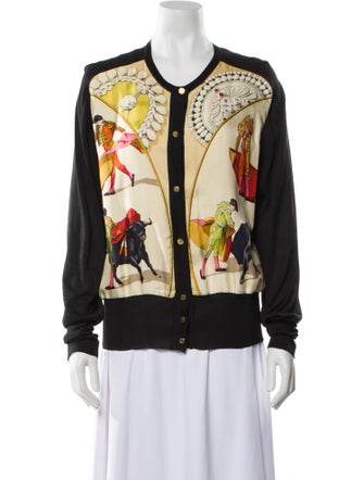 Hermès Silk Printed Sweater