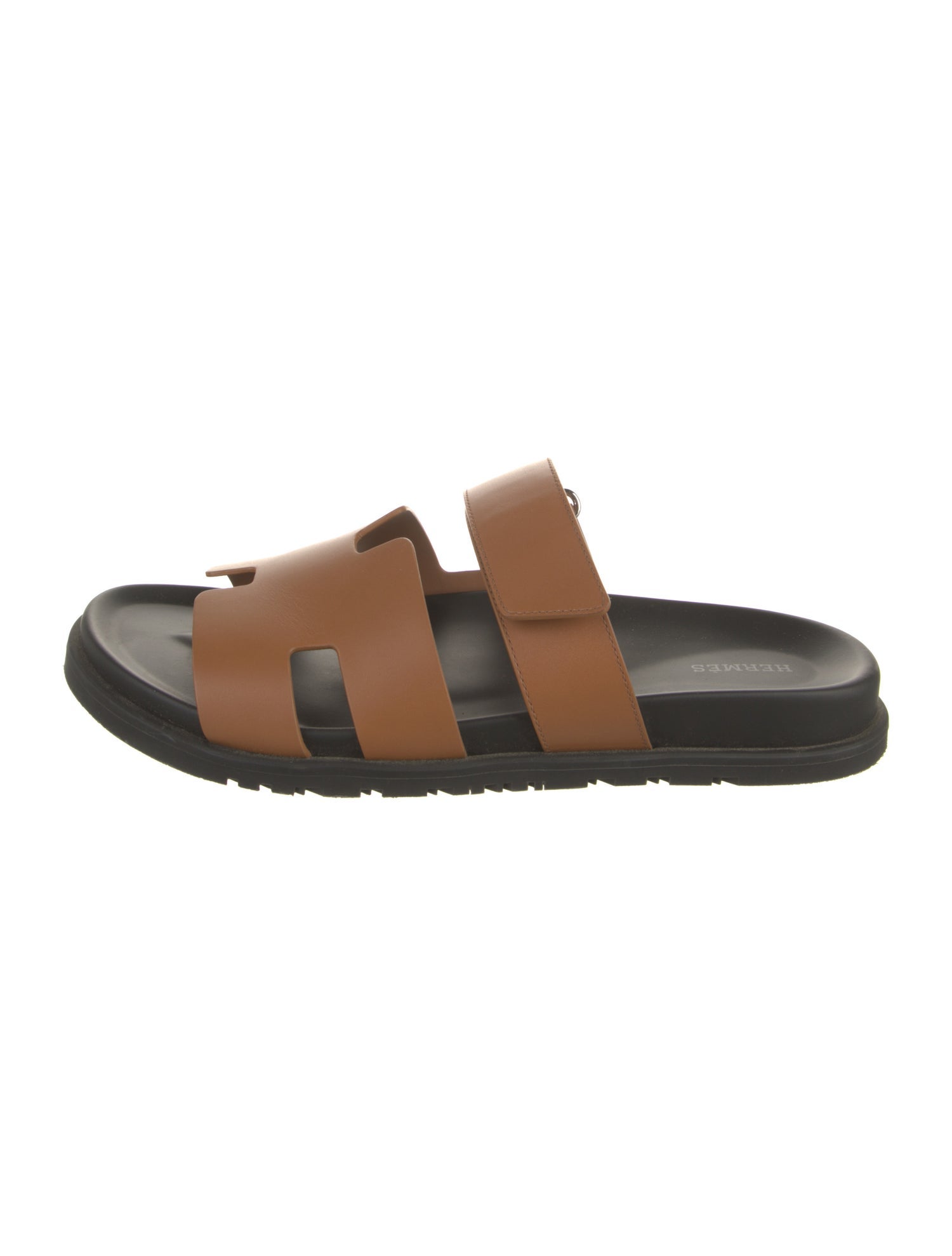 Hermès Chypre Leather Slides