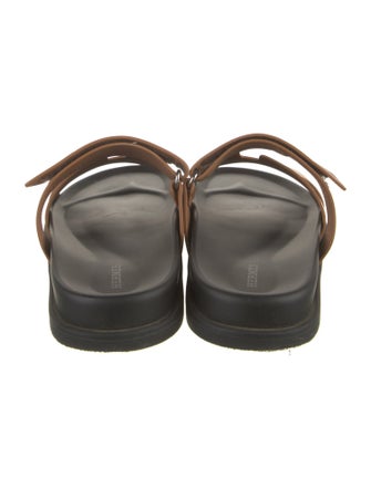 Hermès Chypre Leather Slides