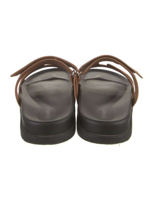Hermès Chypre Leather Slides