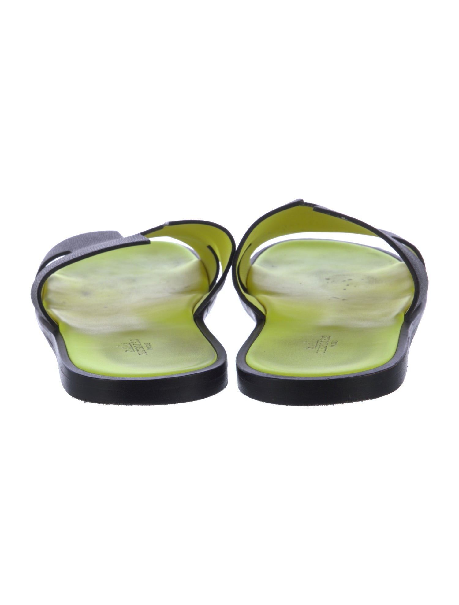 Hermès Izmir Leather Slides