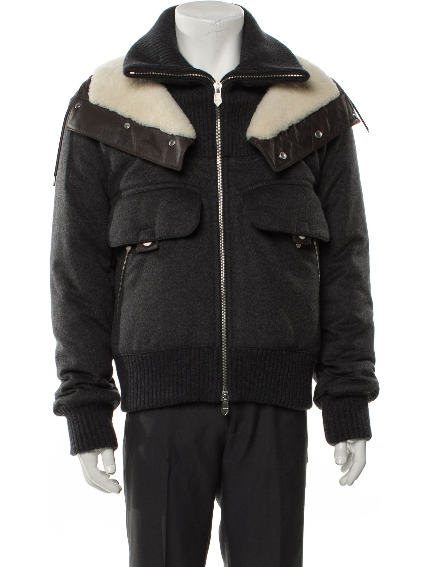 Hermès Cashmere Moto Jacket